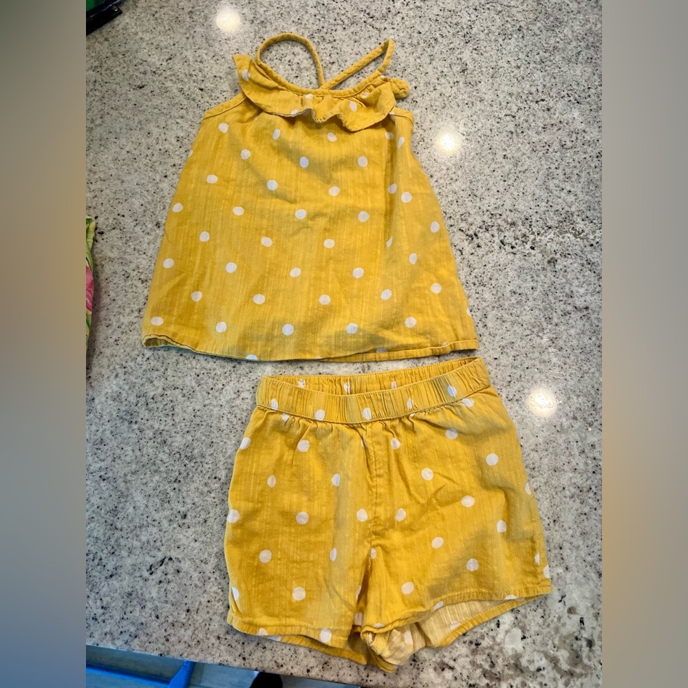 Toddler girl outfit matching set 24 months